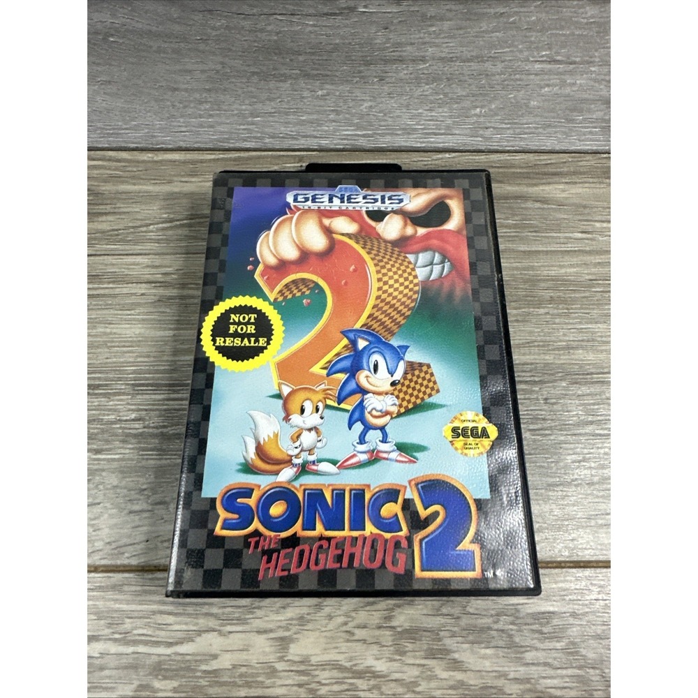 Sonic the Hedgehog 2 (Sega Genesis) CIB COMPLETE